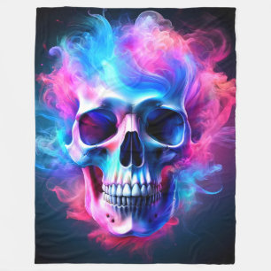 Skull Artwork Fleece Deken
