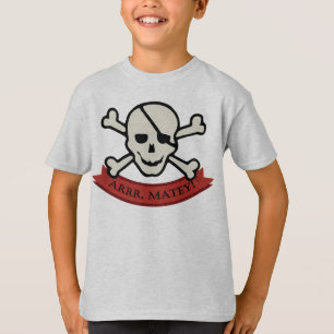 Skull - Ash Kinderen Basic Hanes Tagless T-Shirt