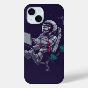 Skull Astronaut aan het werk - Space Gamer