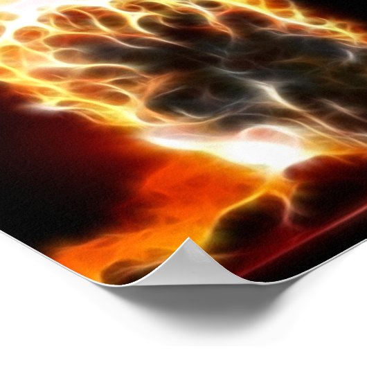 Skull Atomic Bomb Poster (Hoek)