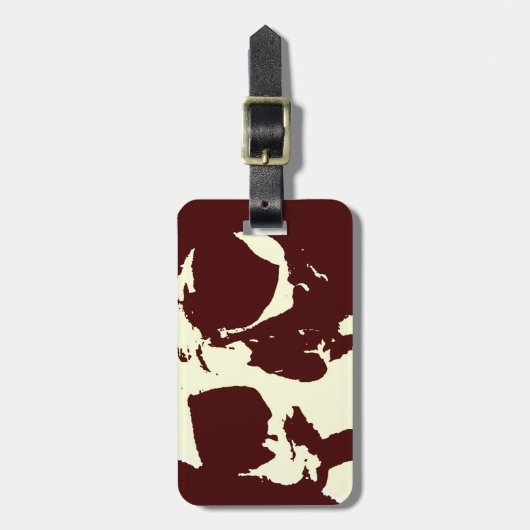 Skull Bagagelabel (Voorkant verticaal)