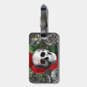 Skull Bagagelabel (Achterkant verticaal)