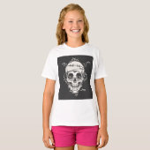 Skull Barbed Wire T-shirt (Voorkant volledig)
