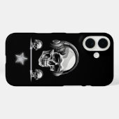 Skull Beats MagSafe iPhone 16 Gothic Hoofdtelefoon Case-Mate iPhone Case (Achterkant (horizontaal))