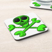 Skull Bier Onderzetter (Linkerzijde)