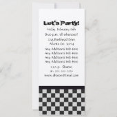 Skull Birthday Party Invitation Kaart (Achterkant)