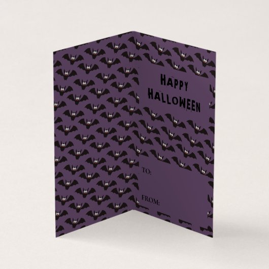 Skull Book Candle Bat Star Classroom Exchange Card Visitekaartjes (Binnen)