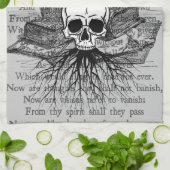Skull & Books Kitchen Towel Theedoek (Gevouwen)