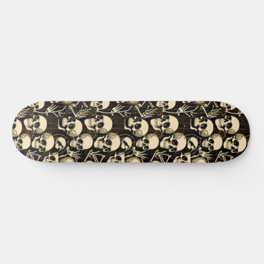 Skull botten skateboard (Horizontaal)