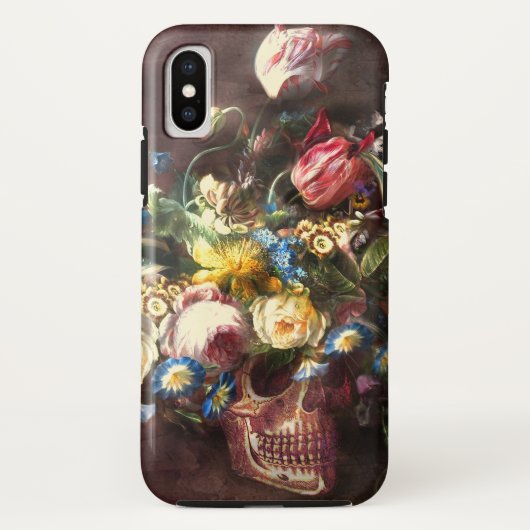Skull Bouquet Case-Mate iPhone Case (Achterkant)
