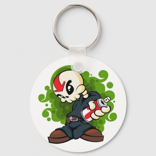 Skull Boy Sleutelhanger (Voorkant)