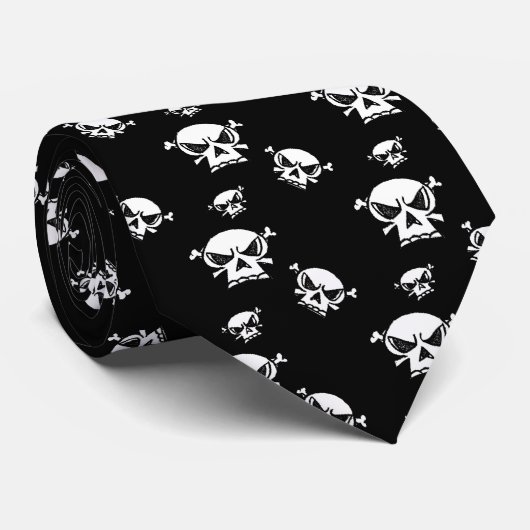 Skull Boys Stropdas (Opgerold)