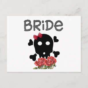Skull Bride Briefkaart