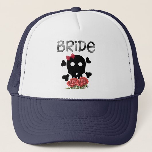 Skull Bride Trucker Pet (Voorkant)