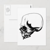 Skull Briefkaart (Voorkant / Achterkant)