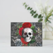 Skull Briefkaart (Staand voorkant)