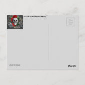 Skull Briefkaart (Achterkant)
