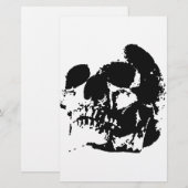 Skull Briefpapier (Voorkant / Achterkant)