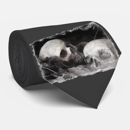 Skull Buddies Stropdas (Opgerold)