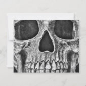 Skull Budget Grand Opening Black White Tattoo Wink (Achterkant)