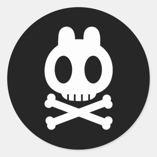 Skull Bunny Stickers (Voorkant)