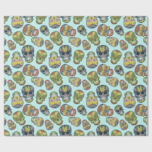 Skull Cadeaupapier (Vlak)