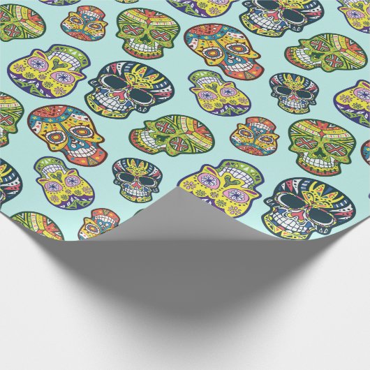 Skull Cadeaupapier (Hoek)