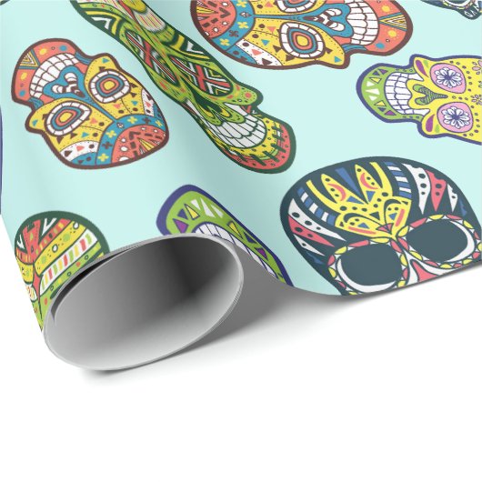 Skull Cadeaupapier (Rol Hoek)