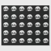 Skull Cadeaupapier (Vlak)