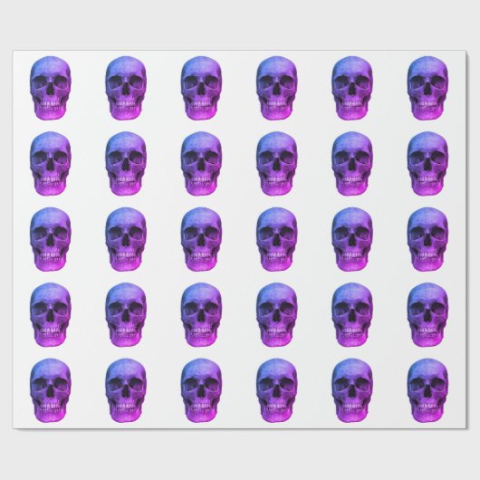Skull Cadeaupapier (Vlak)