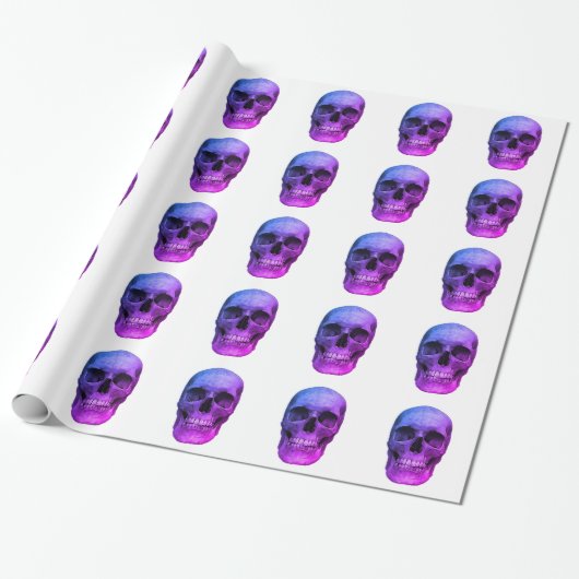 Skull Cadeaupapier (Uitgerold)