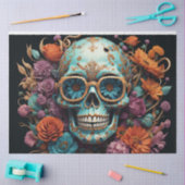 Skull Candy with Flowers Tissuepapier (Craft)