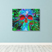 Skull Canvas Afdruk (Insitu (Houten vloer))
