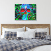 Skull Canvas Afdruk (Insitu (Slaapkamer))