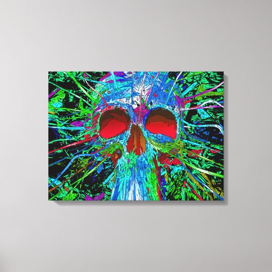 Skull Canvas Afdruk (Voorkant)