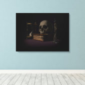 Skull Canvas Afdruk (Insitu (Houten vloer))