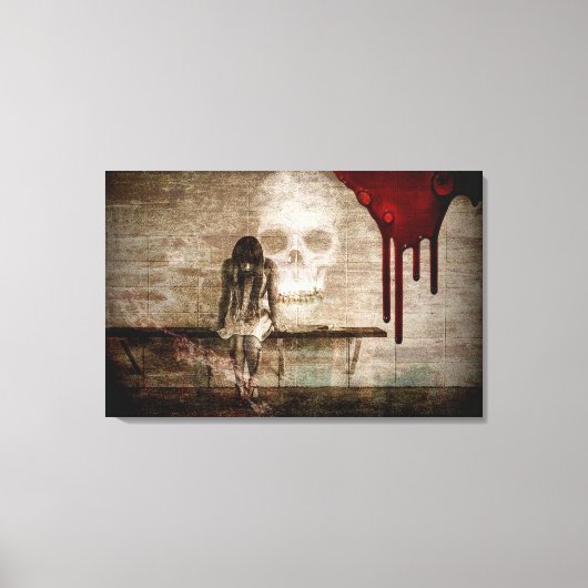 Skull Canvas Afdruk (Voorkant)
