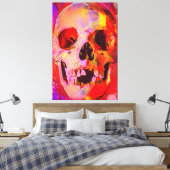 Skull Canvas Afdruk (Insitu (Slaapkamer))