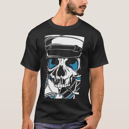 Skull Captain T-shirt (Voorkant)