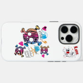 Skull Case-Mate iPhone Case (Achterkant (horizontaal))