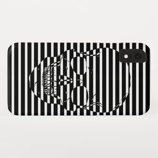 Skull Case-Mate iPhone Case (Achterkant (horizontaal))