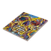 Skull Ceramic Tile Tegeltje (Zijkant)