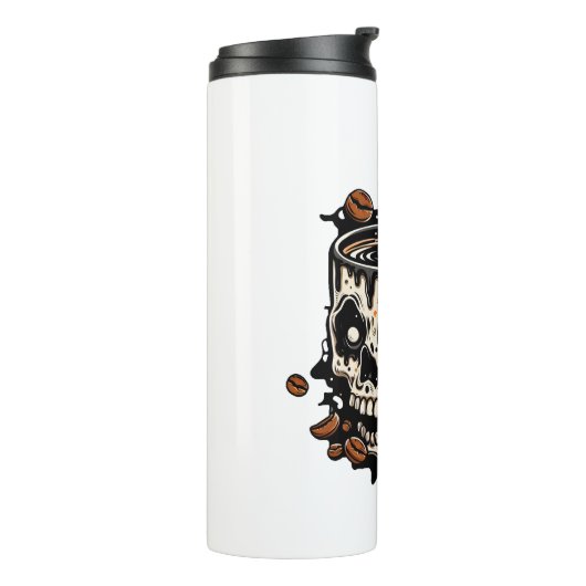 Skull Coffee Mok Halloween (Gedraaid links)