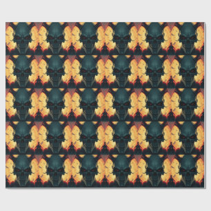 Skull Comics Stijl Illustratie Fantasy Art Cadeaupapier