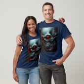 Skull Comics Stijl Illustratie Fantasy Art T-shirt (Unisex)