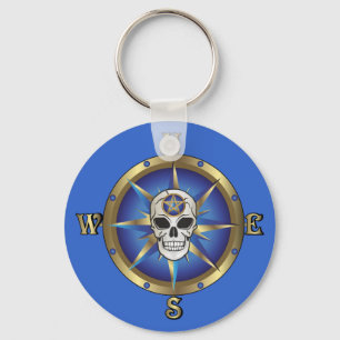 Skull Compass Sleutelhanger