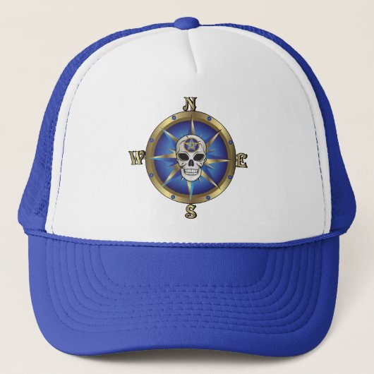Skull Compass Trucker Pet (Voorkant)