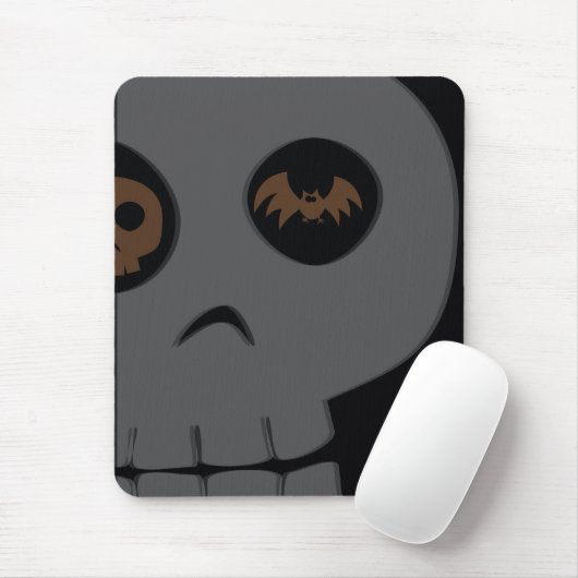 Skull Computer Mousepad Muismat (Met muis)