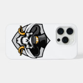 Skull Cowboy iPhone 15 Pro Case  Hoesje (Achterkant horizontaal)