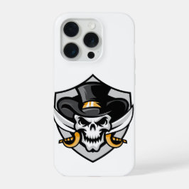 Skull Cowboy iPhone 15 Pro Case Hoesje